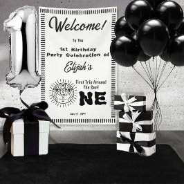 Boho Erster Rundgang durch das Sun 1. Geburtstags- Banner