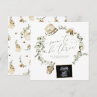 Boho Eucalyptus Drei Tage Ultrasound Schwangerscha