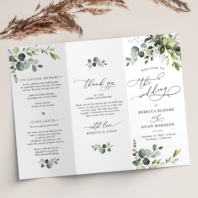 Boho Eukalyptus Greenery Hochzeitstag (Von Creator hochgeladen)