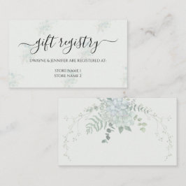 Boho-Eukalyptus-Grünzeug Sommerhochzeit Begleitkarte