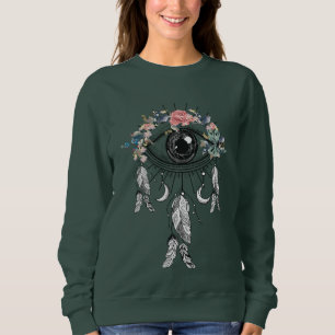 Boho Evil Eye Dreamcatcher Sweater Sweatshirt