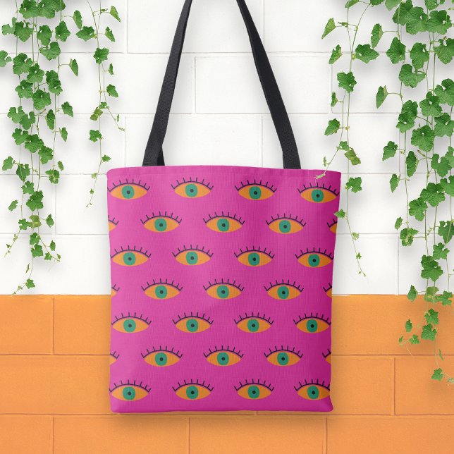 BOHO Evil Eye Pattern Funky Fuchsia Fun (Von Creator hochgeladen)
