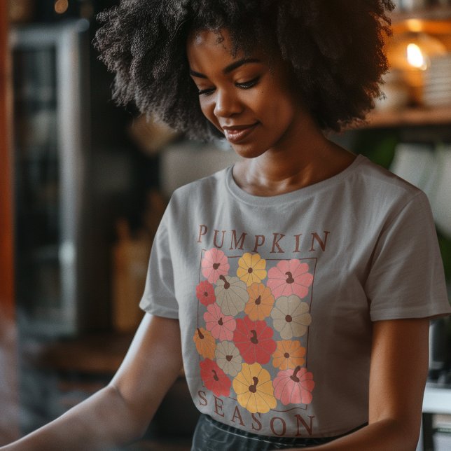 Boho Fall Autumn Design Tri-Blend Shirt (Boho Fall Autumn Design T-Shirt)