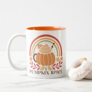 Boho Fall Autumn Zitat Zweifarbige Tasse