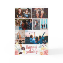 Boho Fall Blumenfarbe Wasserfarbe Geburtstag 7 Fot