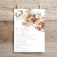 Boho Fall Blütenbaby Bluse Babydusche