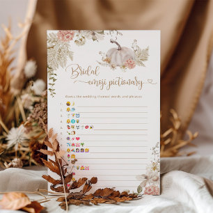 Boho fall Brautparty Emoji pickspiel