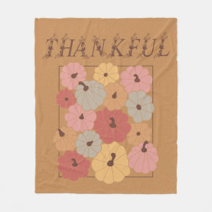 Boho Fall Farmhouse Danksagend Season Erntedank Fleecedecke