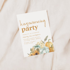 Boho Fall Herbstwärmung Party Einladung