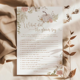 Boho Fall Kürbis Was hat der Bräutigam gesagt