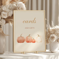 Boho Fall Polka Dot Pumpkins Karten und Geschenke