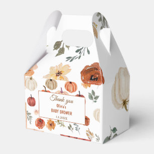 Boho Fall Pumpkin Baby Dusche Geschenkschachtel