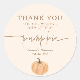 Boho Fall Pumpkin Danke, dass du Sticker hast