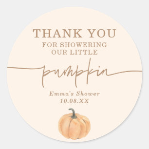 Boho Fall Pumpkin Danke, dass du Sticker hast
