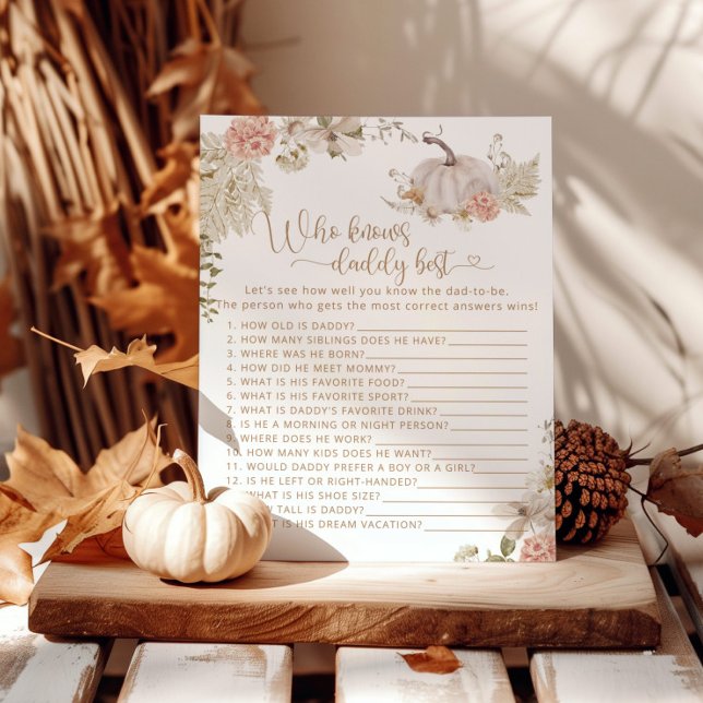 Boho fall pumpkin, der Daddy best game kennt (Von Creator hochgeladen)