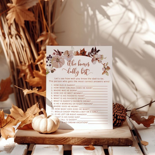 Boho fall pumpkin, der Daddy best game kennt (Von Creator hochgeladen)