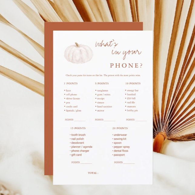 Boho Fall Pumpkin Was steckt in deinem Handyspiel? (Von Creator hochgeladen)