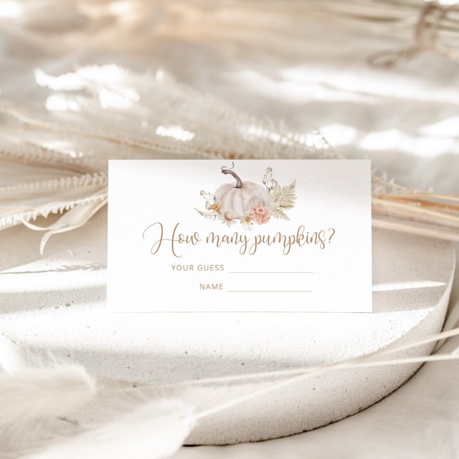 Boho Fall Rate, wie viele Kürbis Begleitkarte (Von Creator hochgeladen)