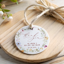 Boho Fall Wildblume Brautparty Vielen Dank