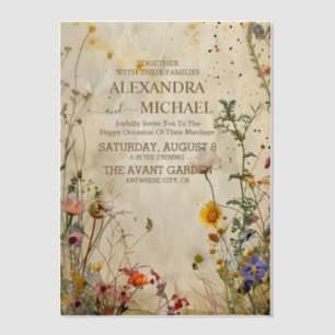 Boho Fall Wildblume Wedding