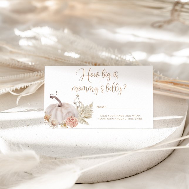 Boho fällt Kürbis, wie groß Mama's Bauchspeicheldr Begleitkarte (Von Creator hochgeladen)