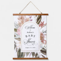 Boho Fantasy Watercolor Blumenbaby Dusche