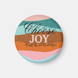 Boho farbenfroh inspirierendes, positives Zitat Magnet