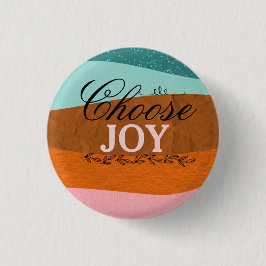 Boho farbenfrohe, inspirierende, positive Anführun Button