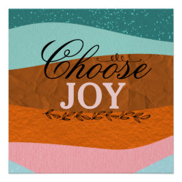 Boho farbenfrohe inspirierende Zitat-Glossy-Wall-P Poster