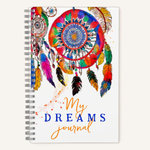 Boho-farbiger Traumfänger-Teenie-Geburtstagsmalere Notizbuch