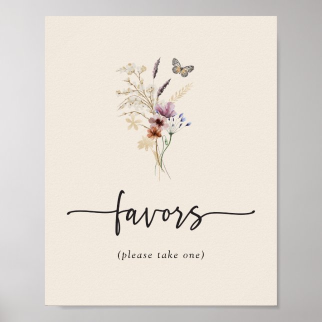 Boho Favors Poster (Vorne)