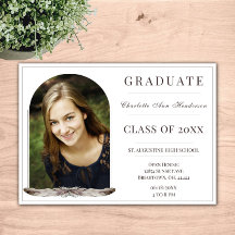 Boho Feather Frame Foto Open House | weiß