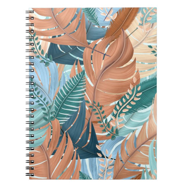 Boho Feathers Notizblock (Vorderseite)