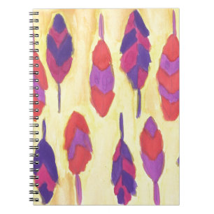 Boho Feathers Notizblock