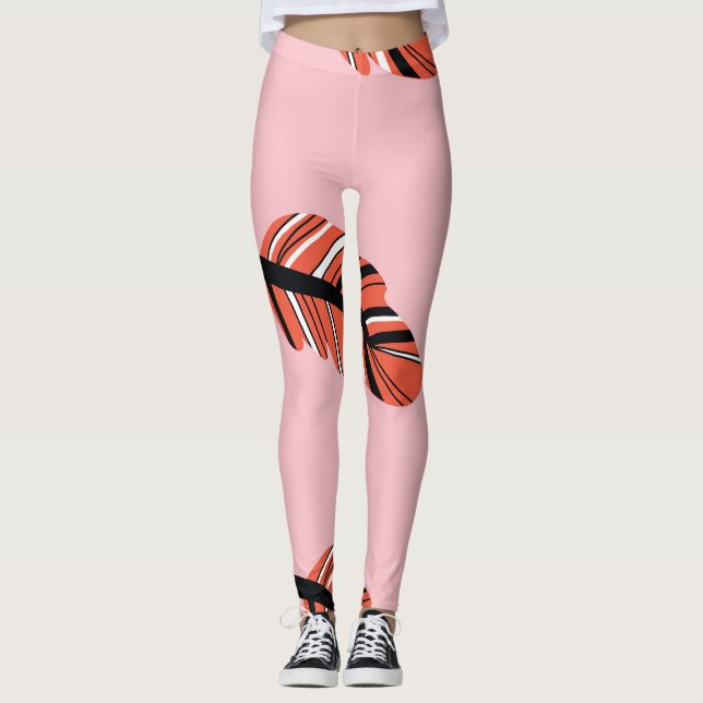 Boho Feathers: Vintag wiederholen. Leggings (Vorderseite)