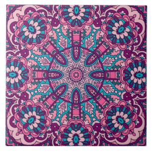 Boho Festive Mandala Fliese