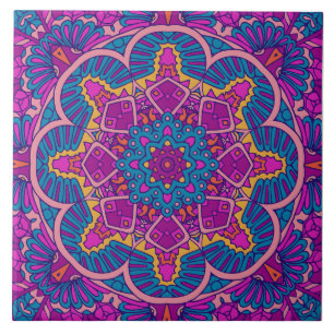 Boho Festive Mandala Fliese