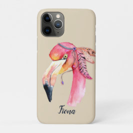 Boho Fiona Flamingo Personalisiert Case-Mate iPhone Hülle