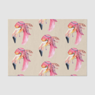 Boho Fiona Flamingo Tissue Paper Seidenpapier