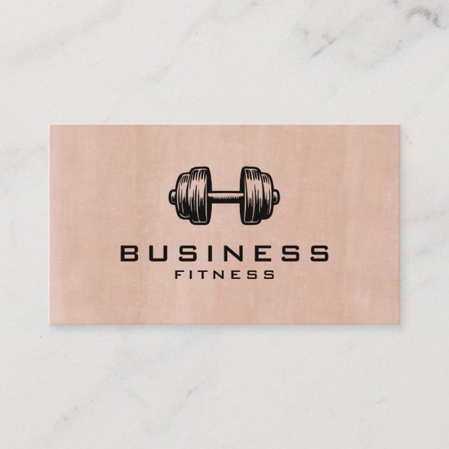 Boho Fitnessstudio / Visitenkarte für Personal Tra (Vorderseite)