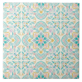 Boho-Fliesen mit Blumenmuster Fliese