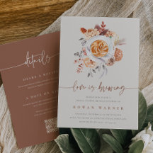 Boho Floral All in One Coffee Brautparty