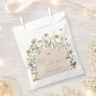 Boho Floral Baby Shower Vielen Dank Geschenktütchen