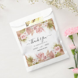 Boho Floral Border Geschenktütchen
