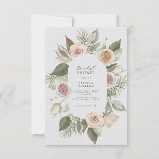 Boho Floral Bridal Dusche Einladung