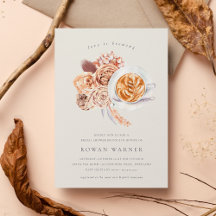 Boho Floral Coffee Brautparty Brunch