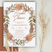 Boho Floral Cotton | Brautparty aus getrockneten G