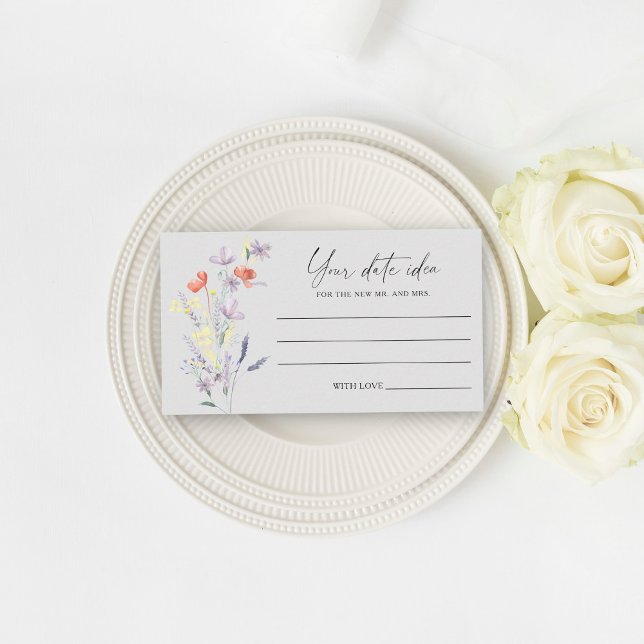 Boho Floral Datum Ideen Nacht \ Datum jar Begleitkarte (Von Creator hochgeladen)