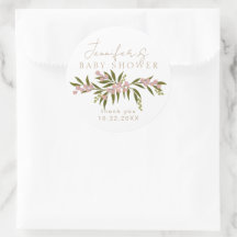Boho Floral Elegante geschlechtsneutrale Babyparty