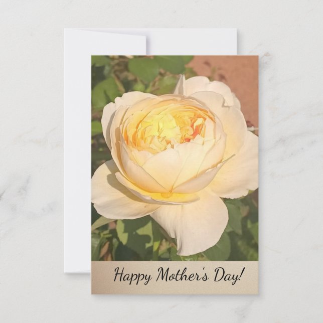 Boho Floral Ephemera photo Dankeskarte (Vorderseite)